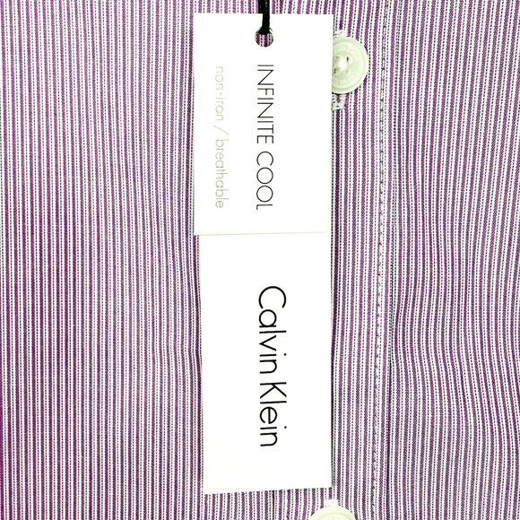 Calvin Klein Infinite Cool No-Iron Shirt - L - NWT - Picture 7 of 7